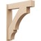 Ekena Millwork 7 1/2-in W x 34-in D x 40-in H Balboa Block Rough Cedar Woodgrain TimberThane Outlooker, Primed Tan OUTUR075X34X40BOA44RCPR - alternate 1